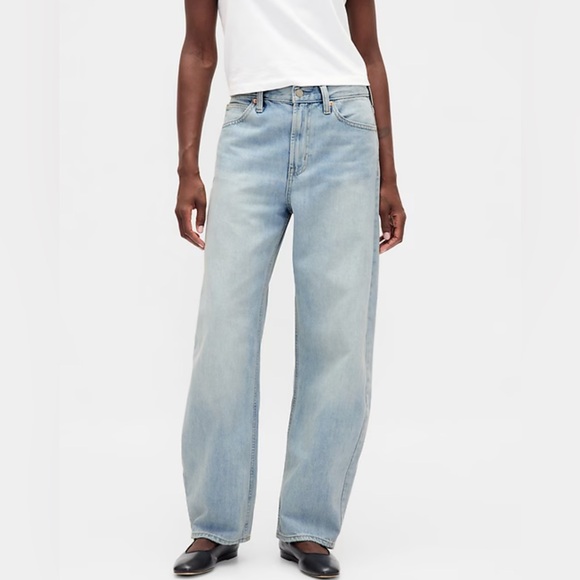 High Rise Ultra Soft Barrel Jeans - Picture 2 of 8